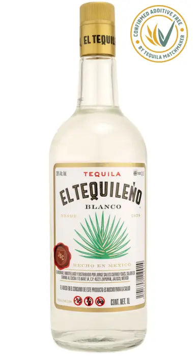 El Tequileño Blanco 1L Tequila